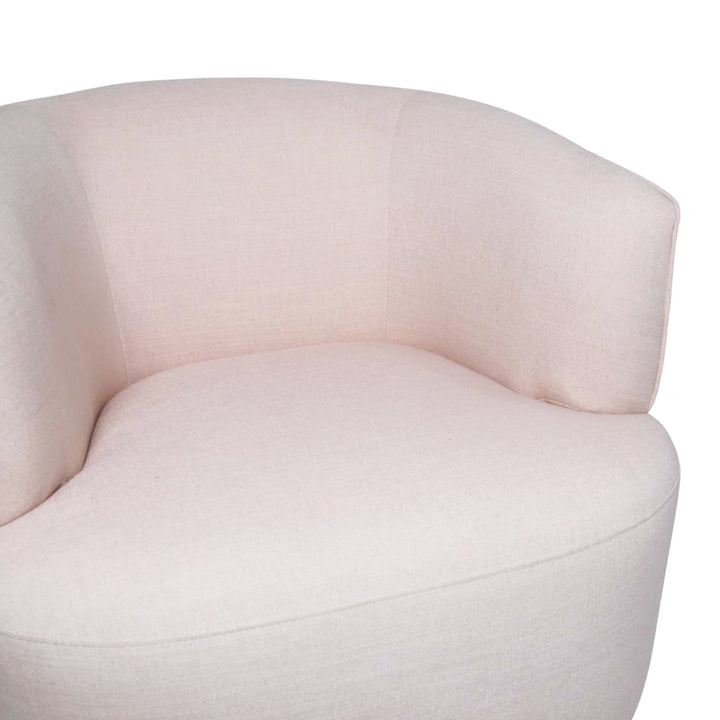 Fireside Swivel Club Chair - Blush