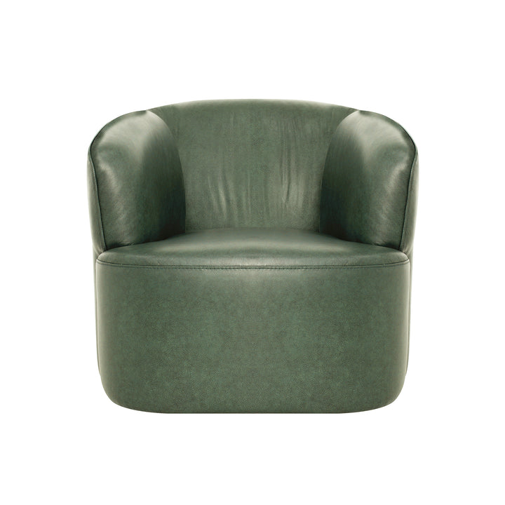 Fireside Swivel Club Chair - Forest Green