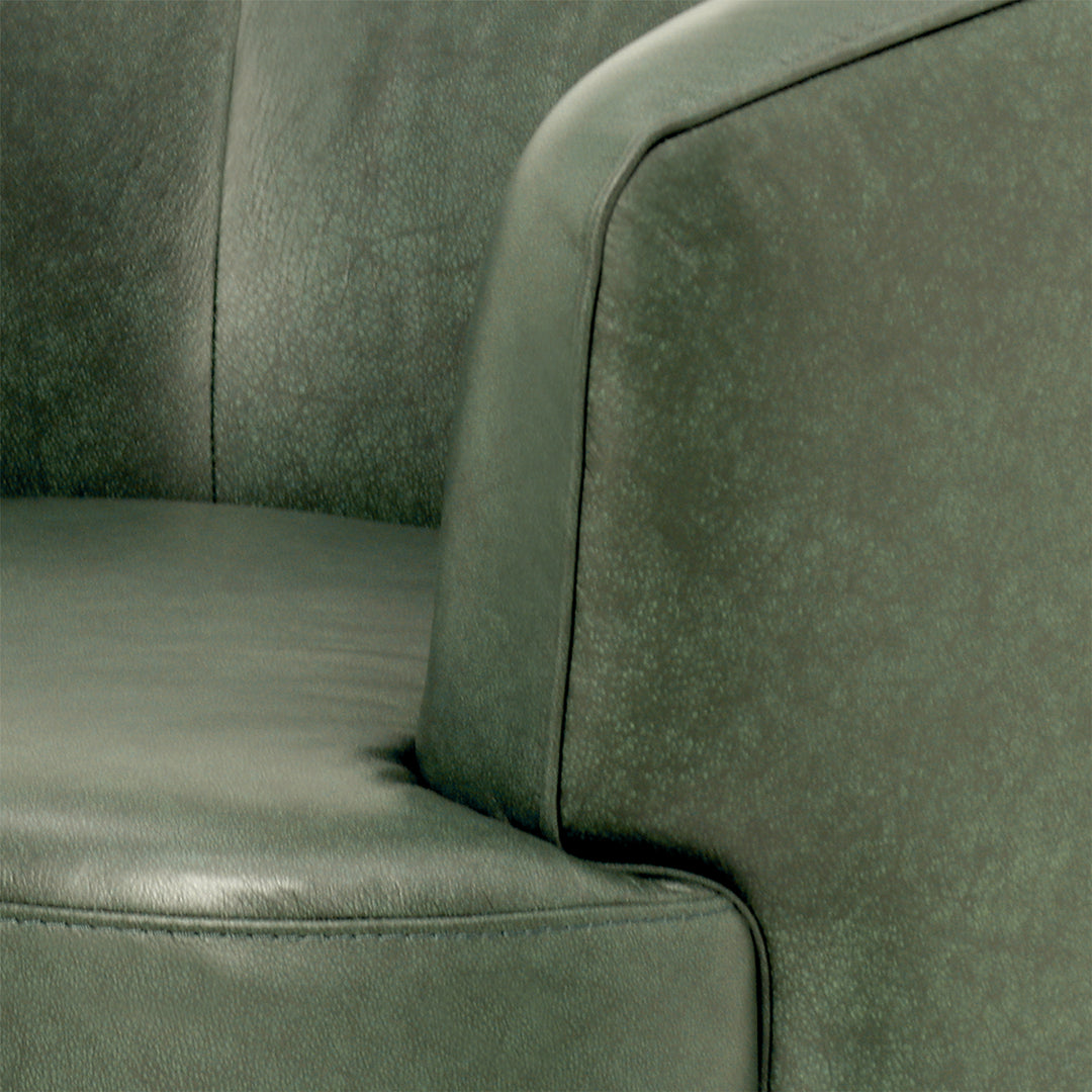 Fireside Swivel Club Chair - Forest Green