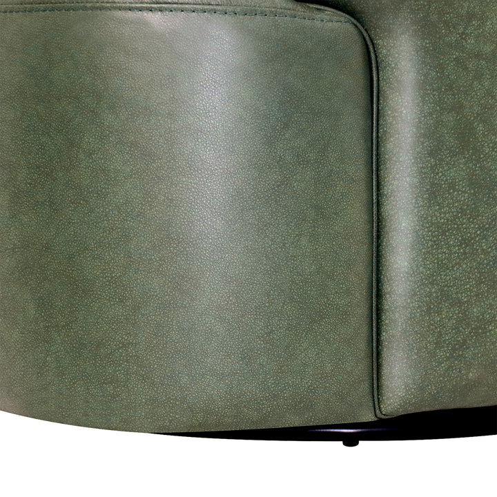 Fireside Swivel Club Chair - Forest Green