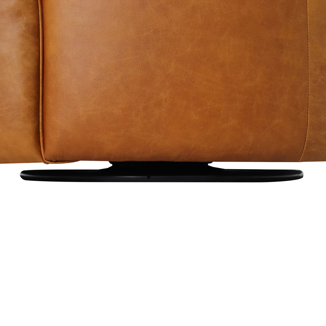 Fireside Swivel Club Chair - Saddle