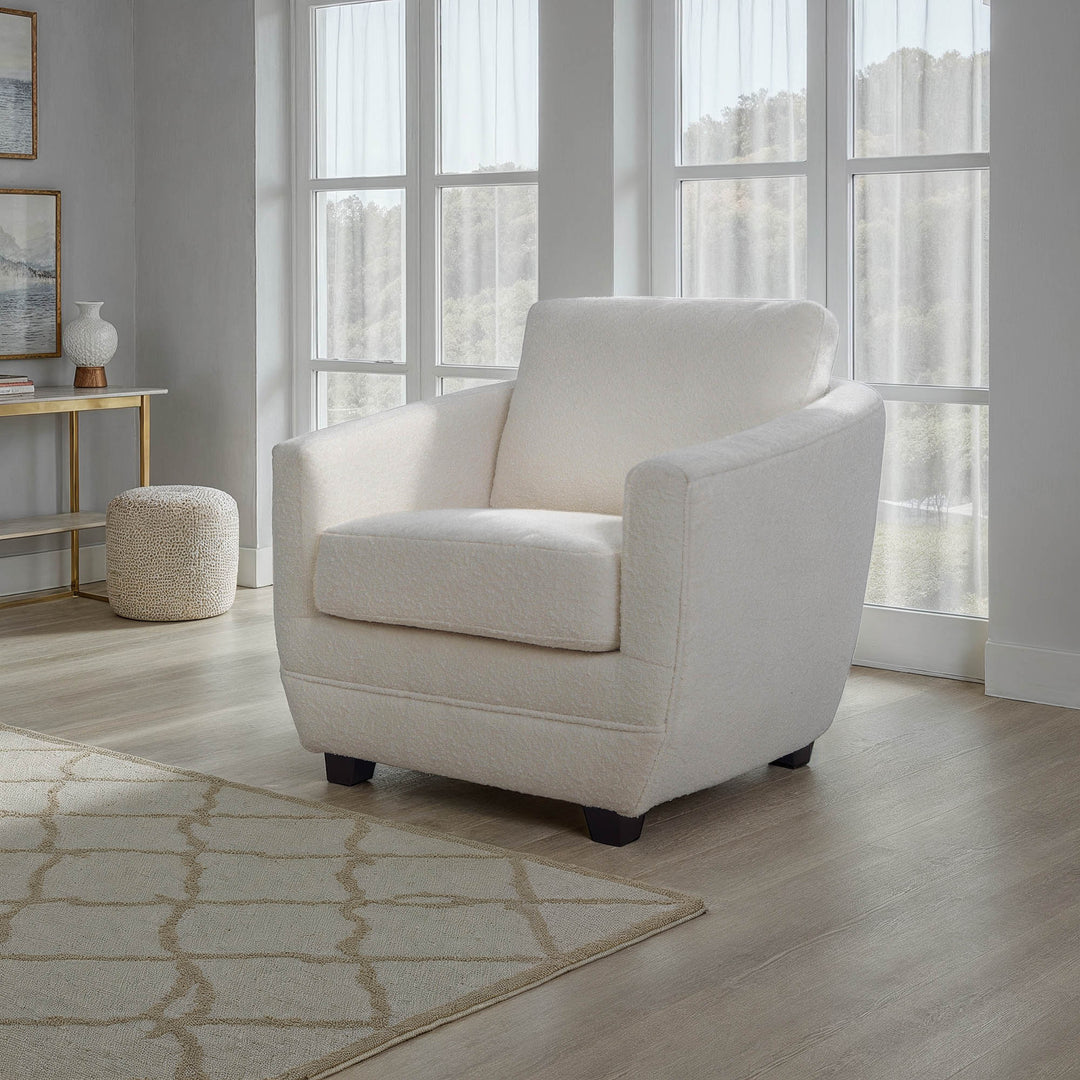 Baltimo Club Chair - Boucle Cream
