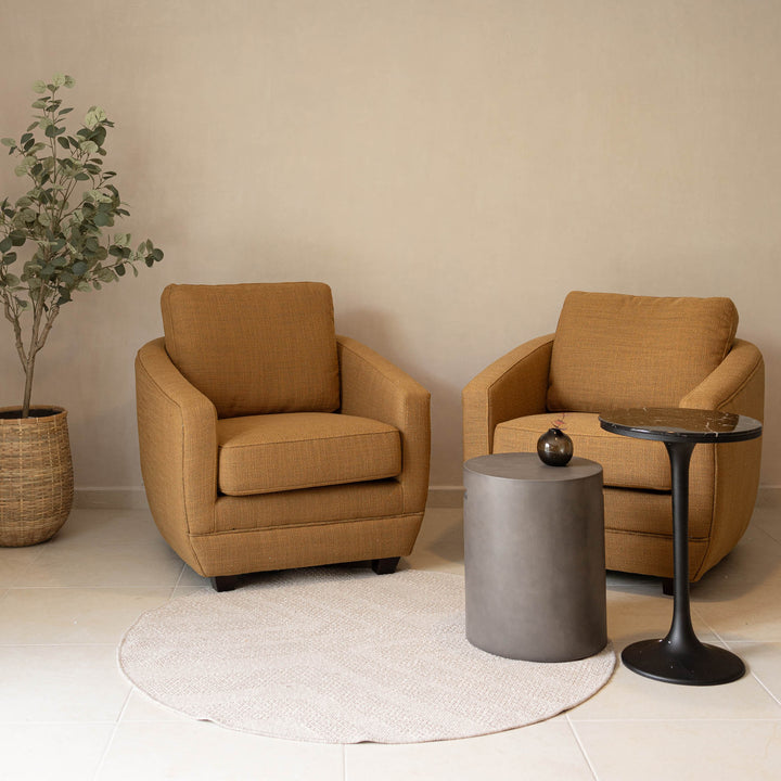 Baltimo Club Chair - Gold (VT)