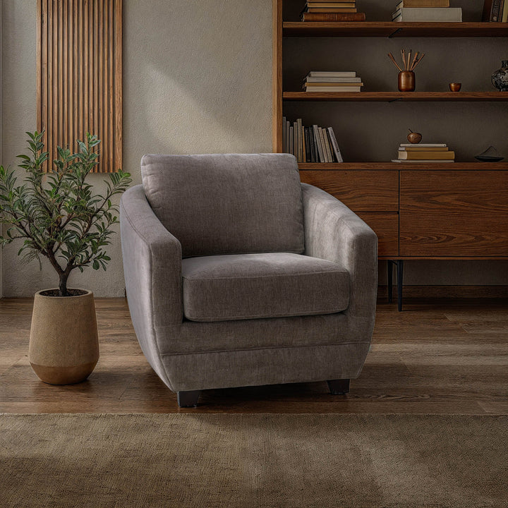 Baltimo Club Chair - Pecan Brown