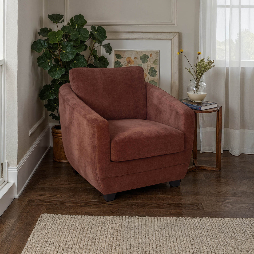 Baltimo Club Chair - Deep Rust