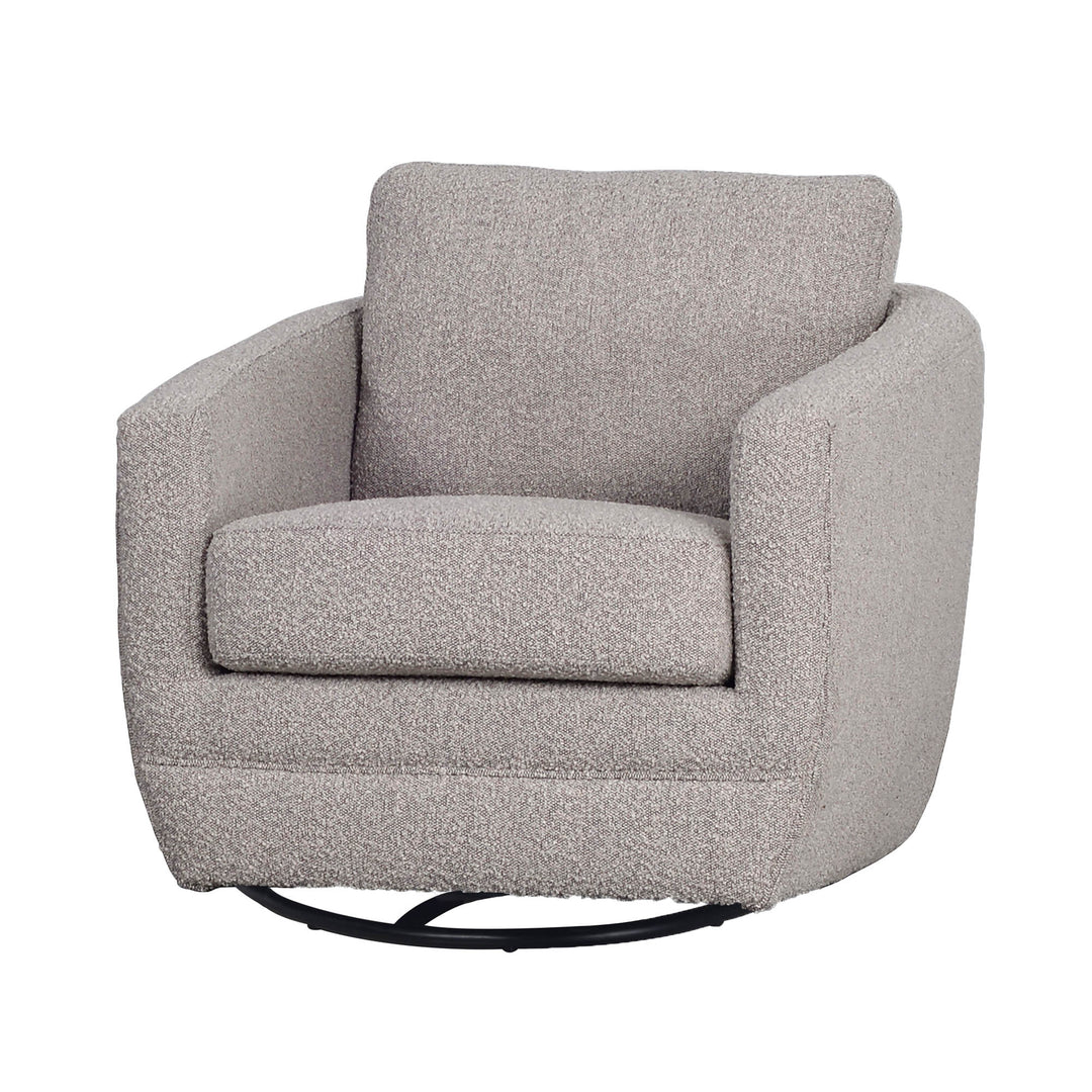 Baltimo Swivel Glider - Boucle Grey