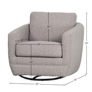 Baltimo Swivel Glider - Grey