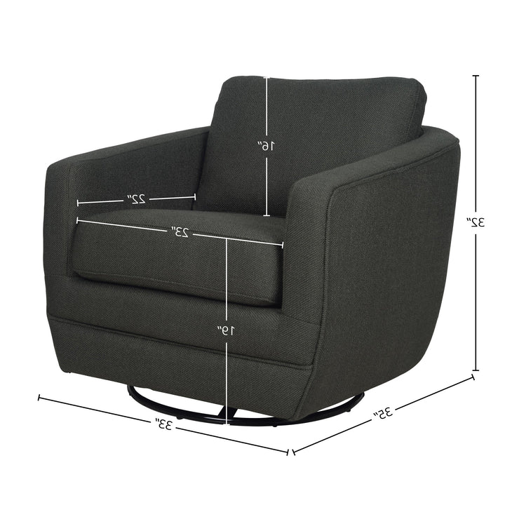 Baltimo Swivel Glider - Evergreen