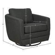 Baltimo Swivel Glider - Evergreen