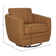 Baltimo Swivel Glider - Gold