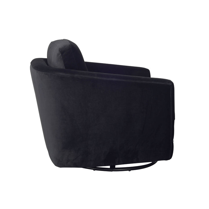 Baltimo Swivel Glider - Velvet Black