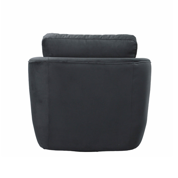 Baltimo Swivel Glider - Velvet Black