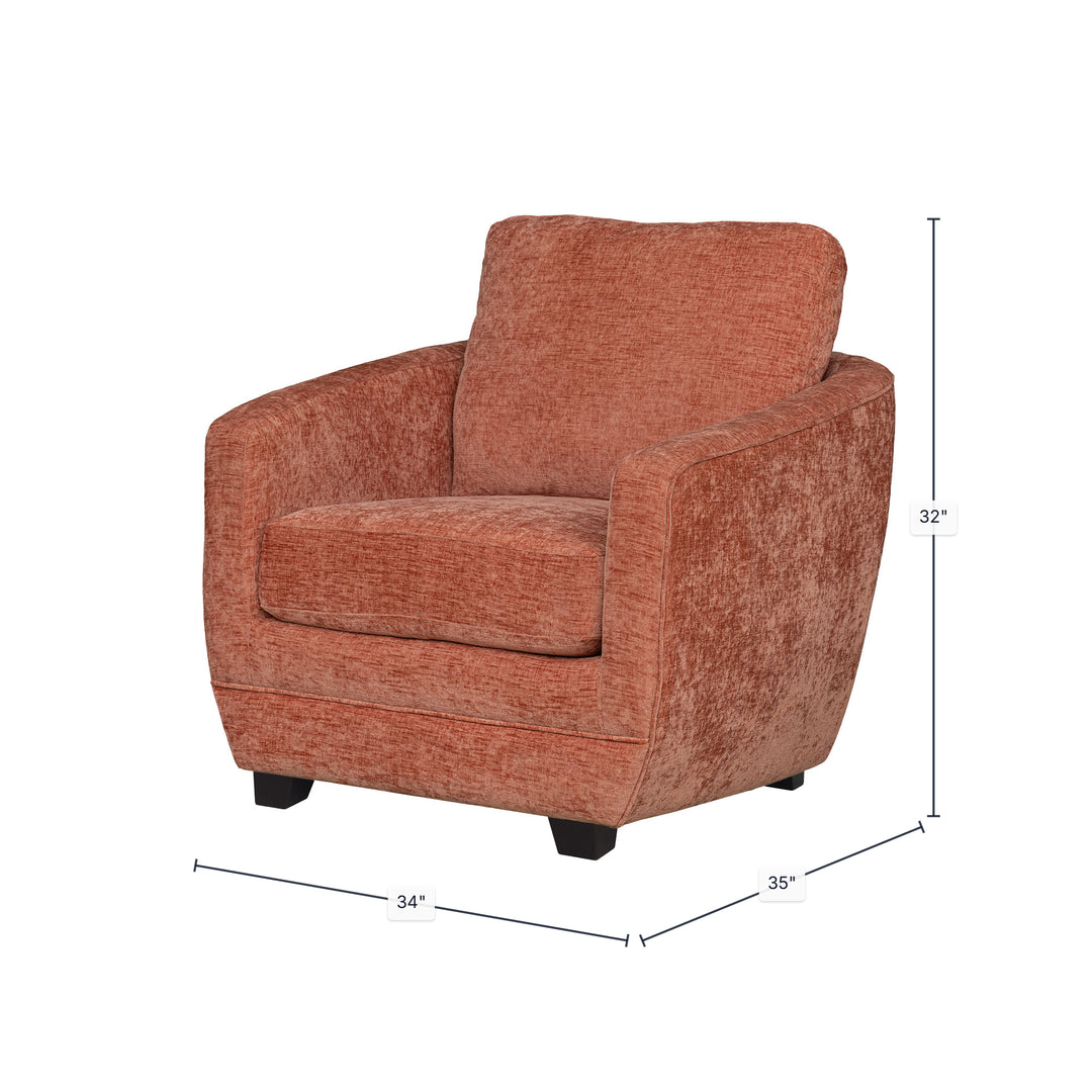 Baltimo Club Chair - Apricot Rose (Limited Edition) (VT)