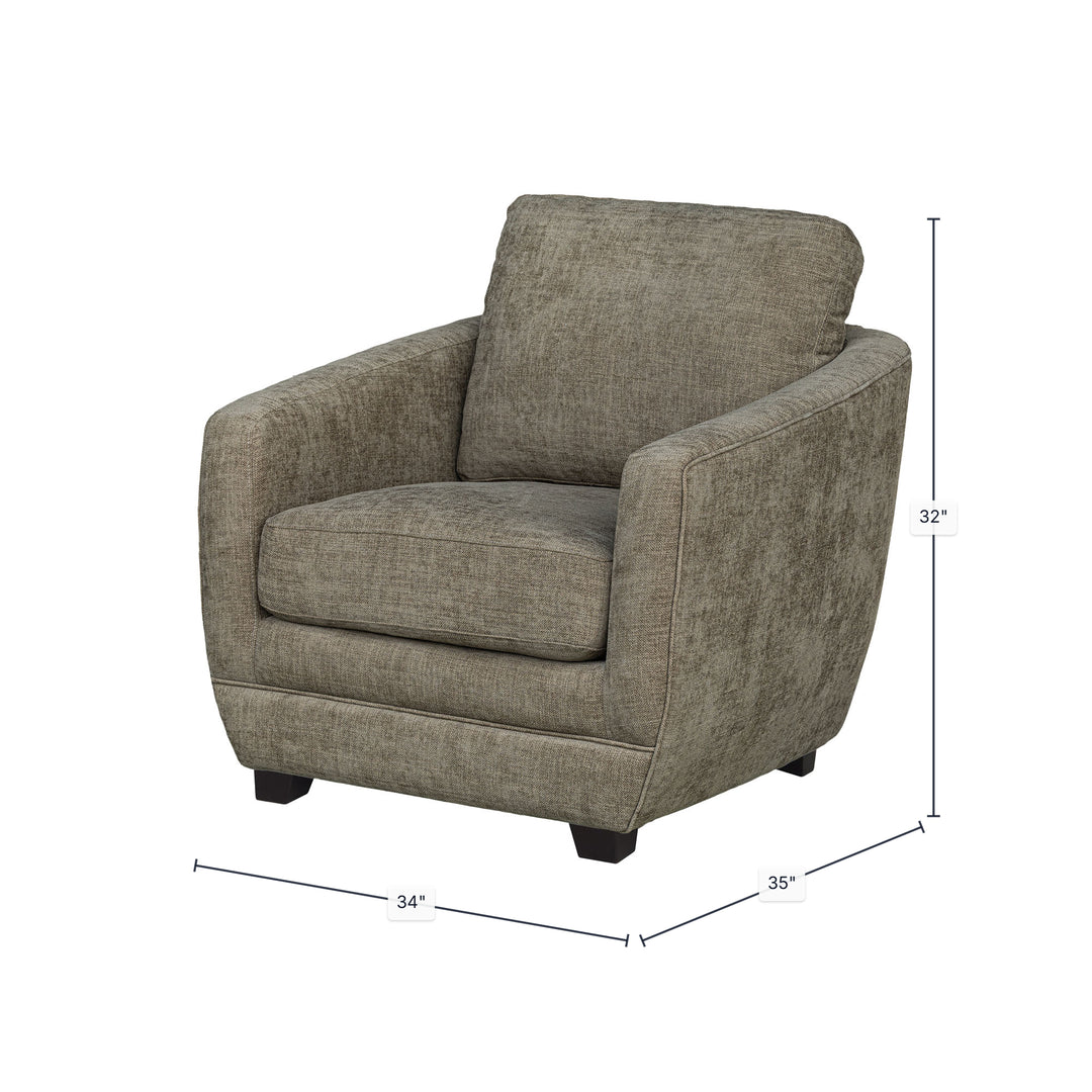 Baltimo Club Chair - Khaki Olive (Limited Edition) (VT)