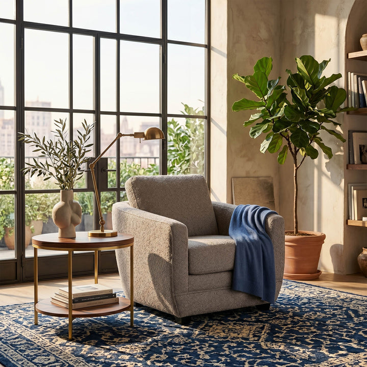 Baltimo Club Chair - Boucle Greige (VT)