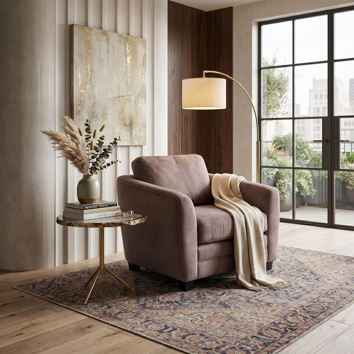 Baltimo Club Chair - Ash Brown (VT)