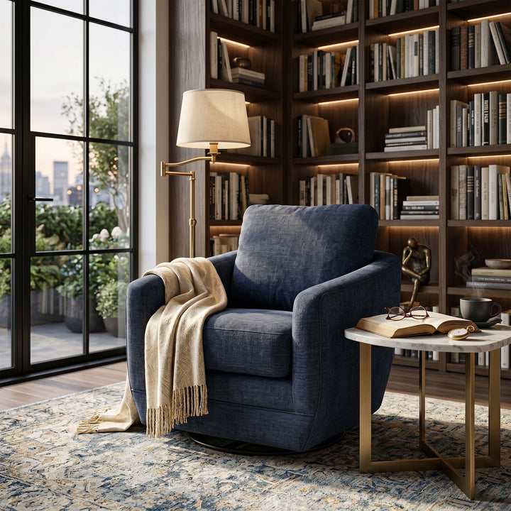 Baltimo Swivel Glider - Midnight Blue (VT)