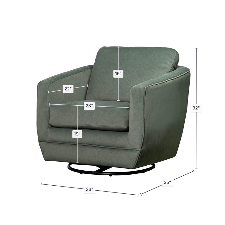 Baltimo Swivel Glider - Fern Green (VT)