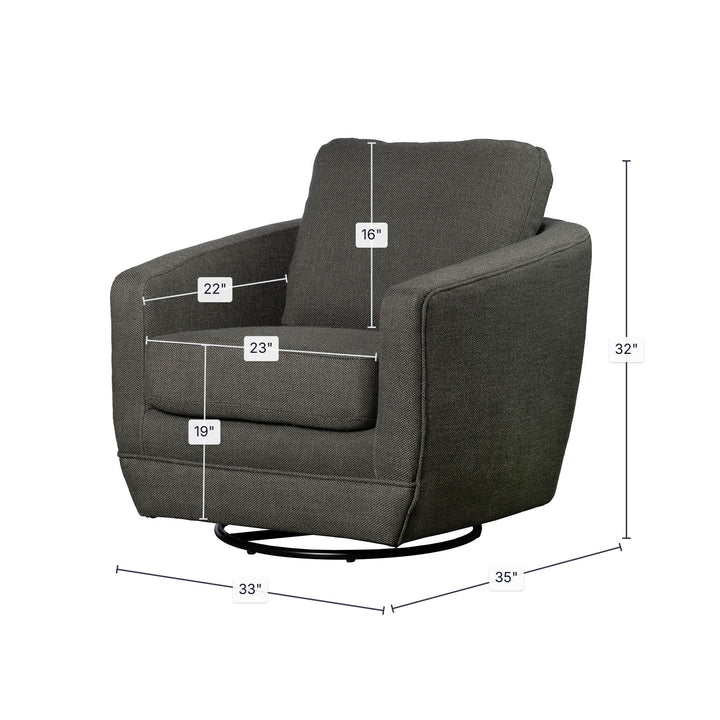 Baltimo Swivel Glider - Smokey Sage (VT)