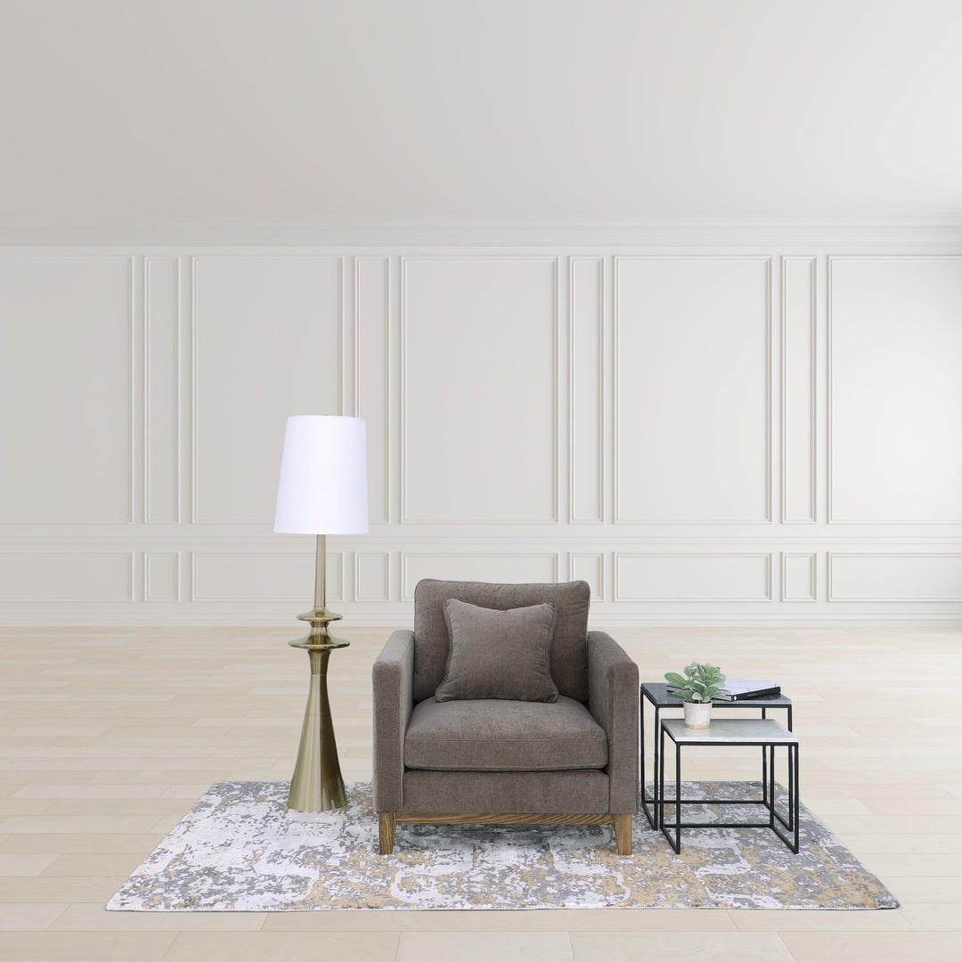 Burbank Club Chair - Pecan Brown