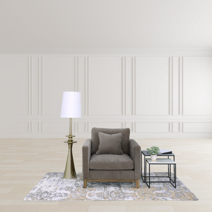 Burbank Club Chair - Pecan Brown
