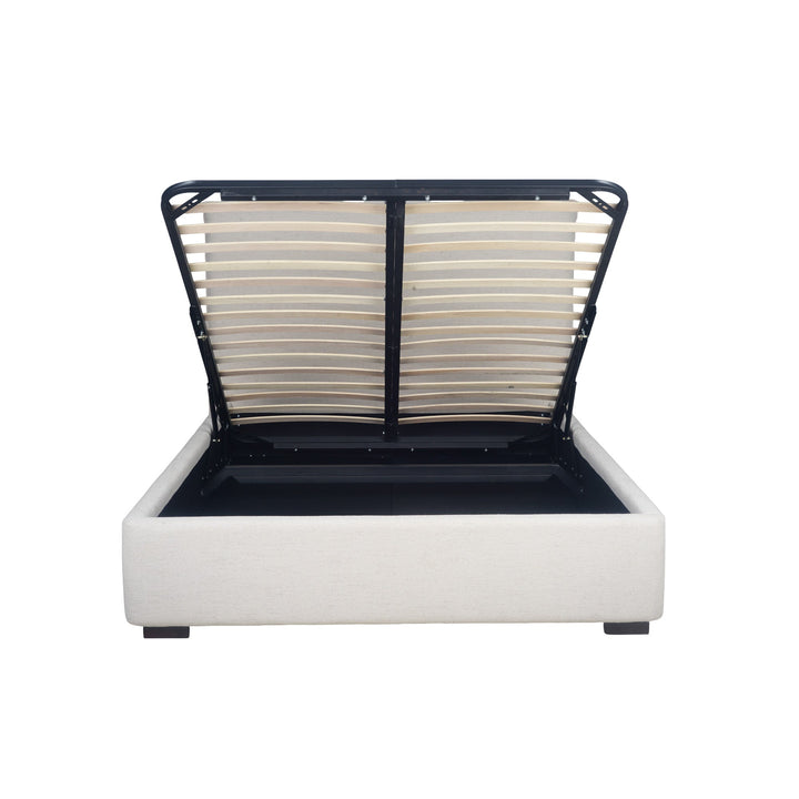 Allure Storage Queen Bed - Maya Oatmeal