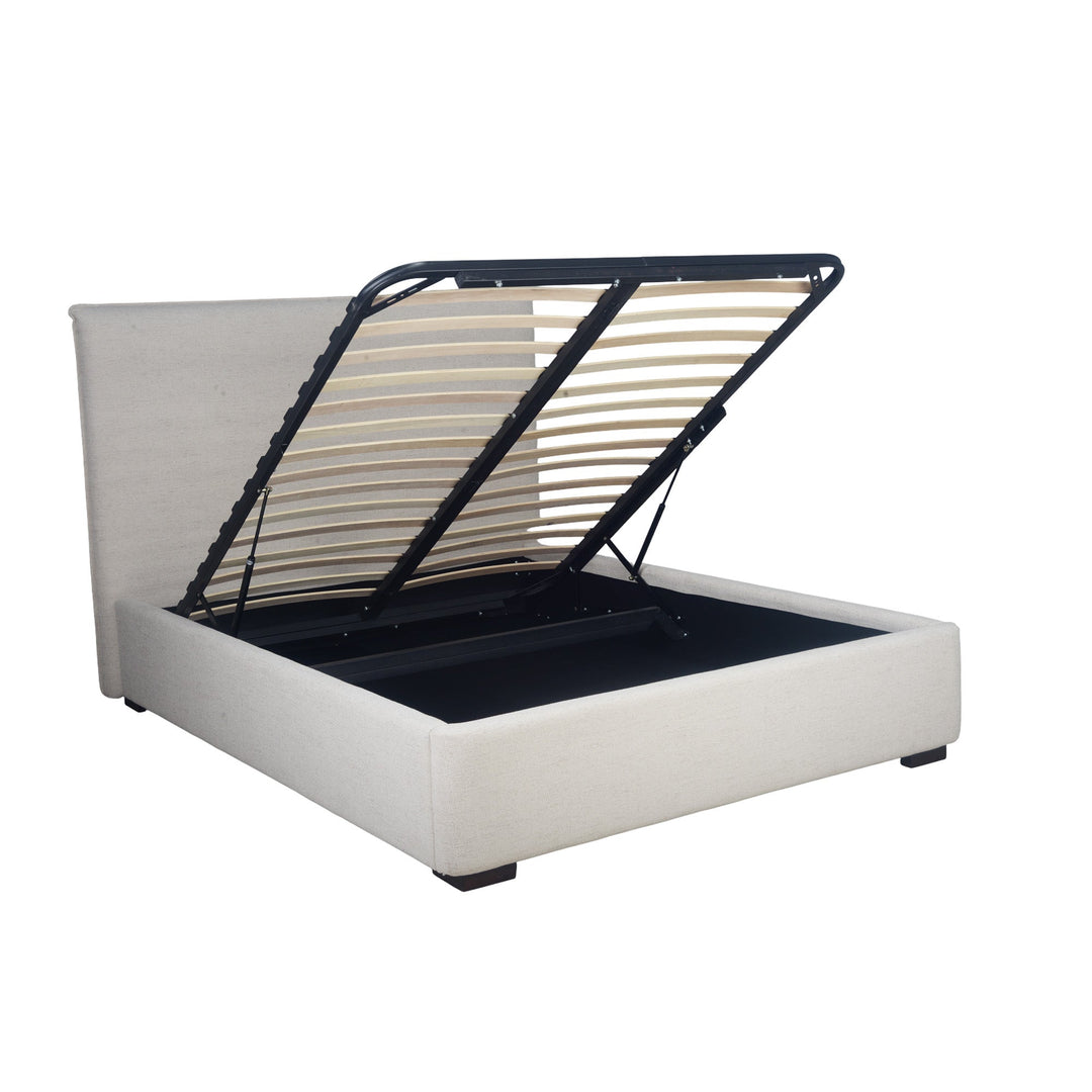 Allure Storage Queen Bed - Maya Oatmeal