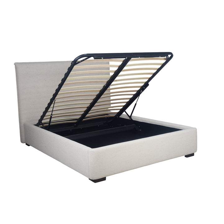 Allure Storage Queen Bed - Maya Oatmeal