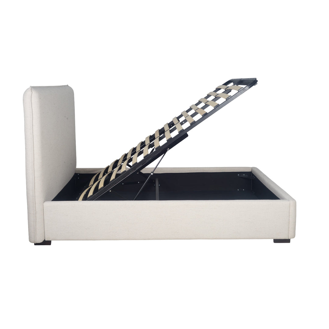 Allure Storage Queen Bed - Maya Oatmeal
