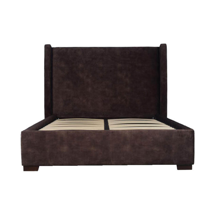 Cora Storage King Bed - Velvet Brown