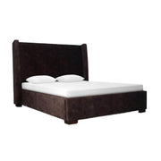 Cora Storage King Bed - Velvet Brown