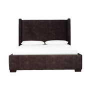 Cora Storage King Bed - Velvet Brown