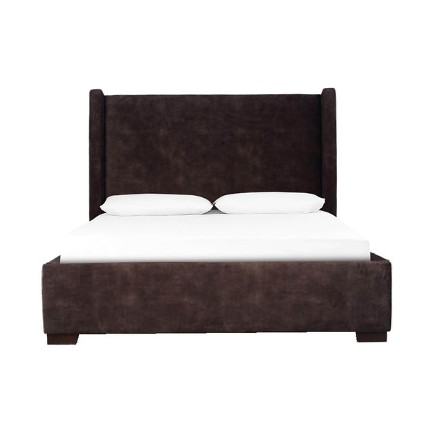 Cora Storage King Bed - Velvet Brown