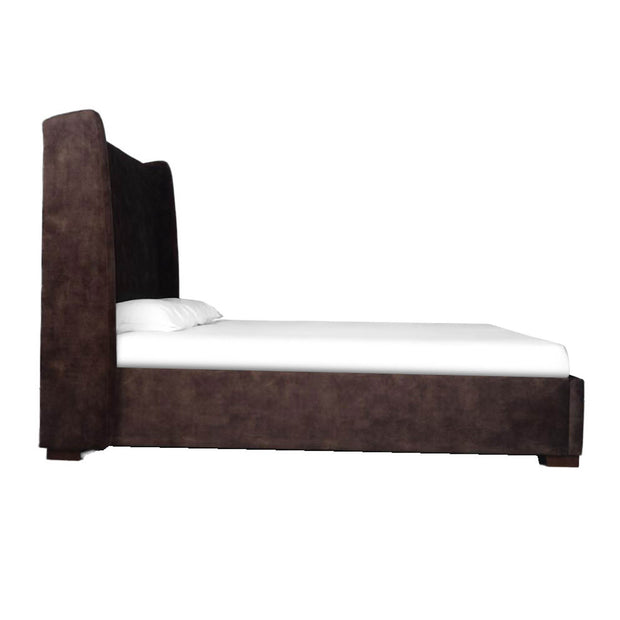 Cora Storage King Bed - Velvet Brown