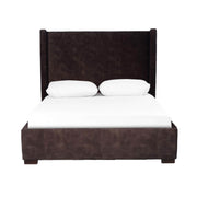 Cora Storage King Bed - Velvet Brown