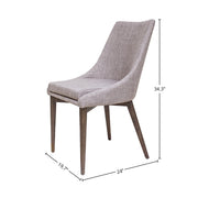 Fritz Side Dining Chair - Light Grey