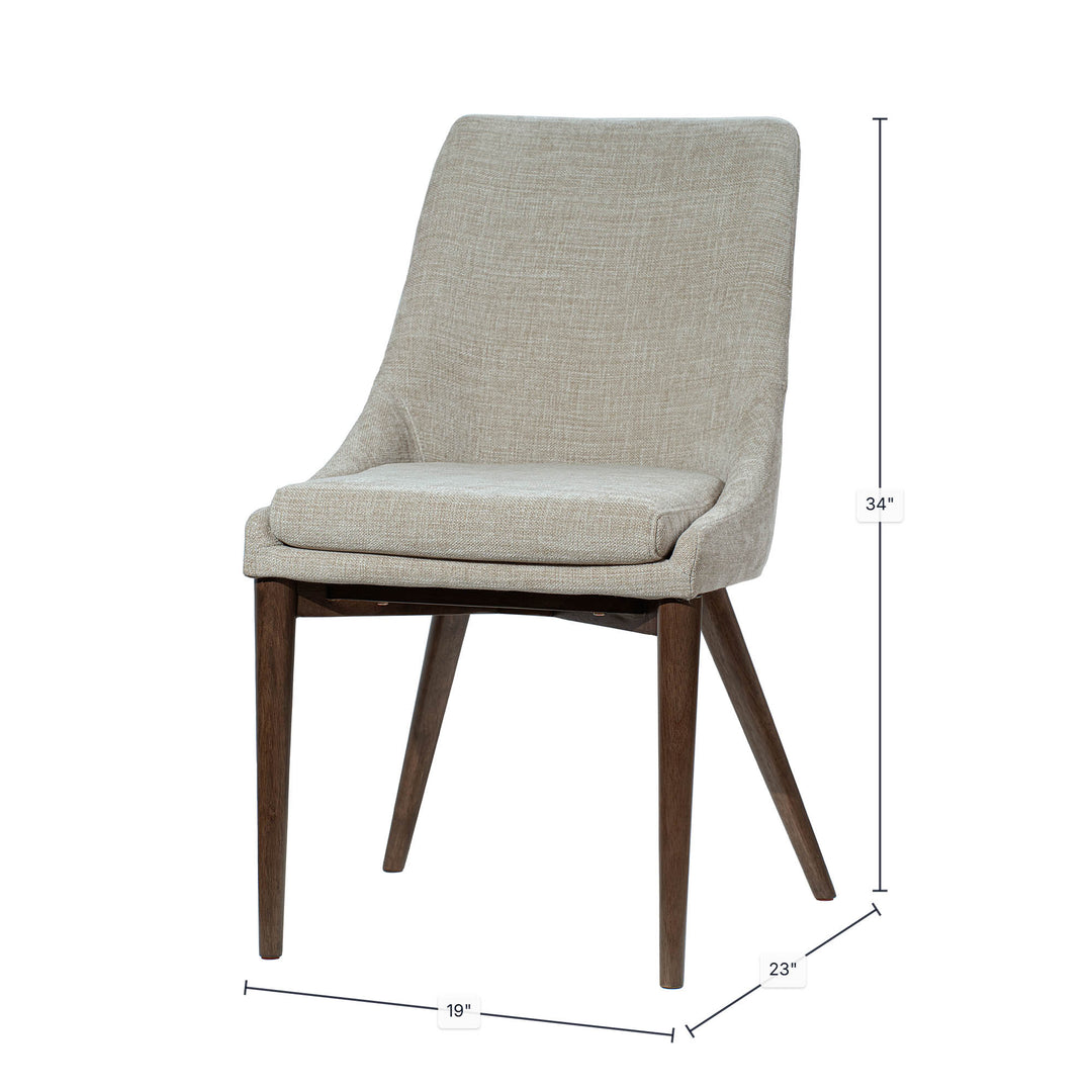 Fritz Side Dining Chair - Taupe