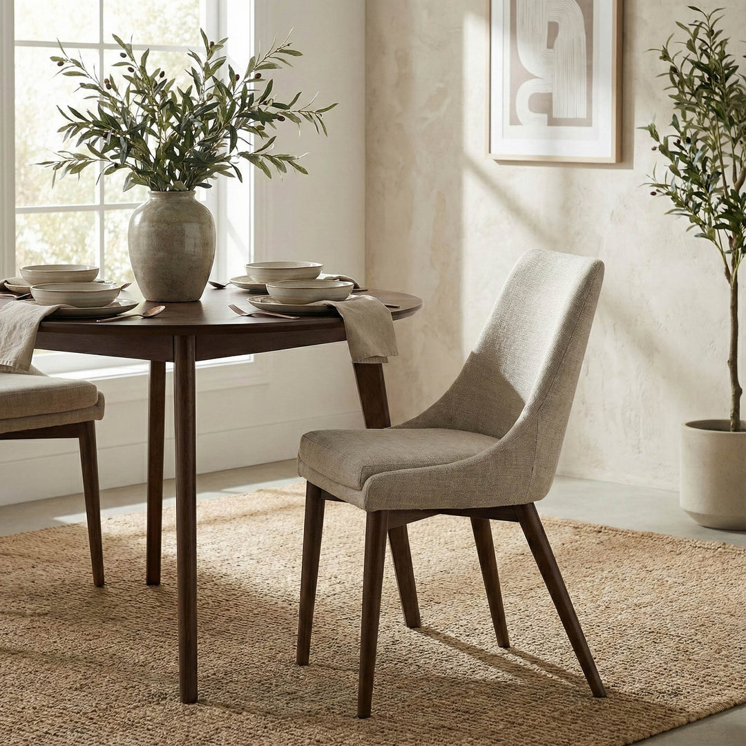 Fritz Side Dining Chair - Taupe