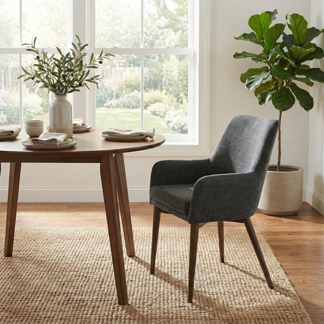 Fritz Arm Dining Chair - Slate