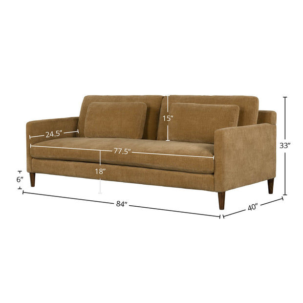 Gemma Sofa - Mustard