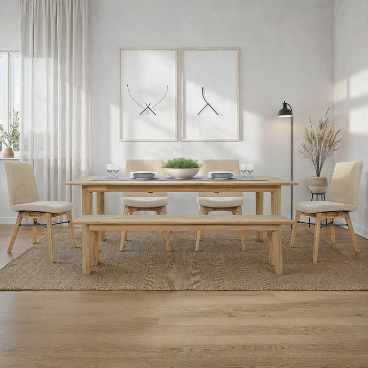 Gia Dining Room Set - Light Driftwood