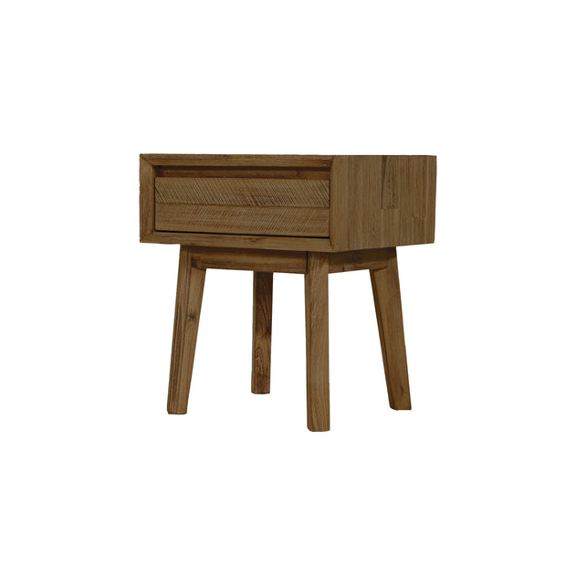 Gia 1 Drawer Nightstand - Warm Pecan