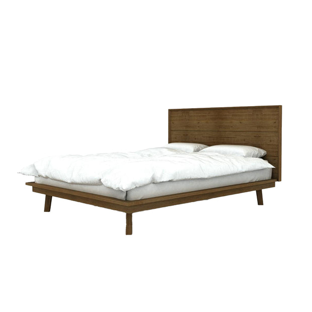 Gia King Bed - Warm Pecan