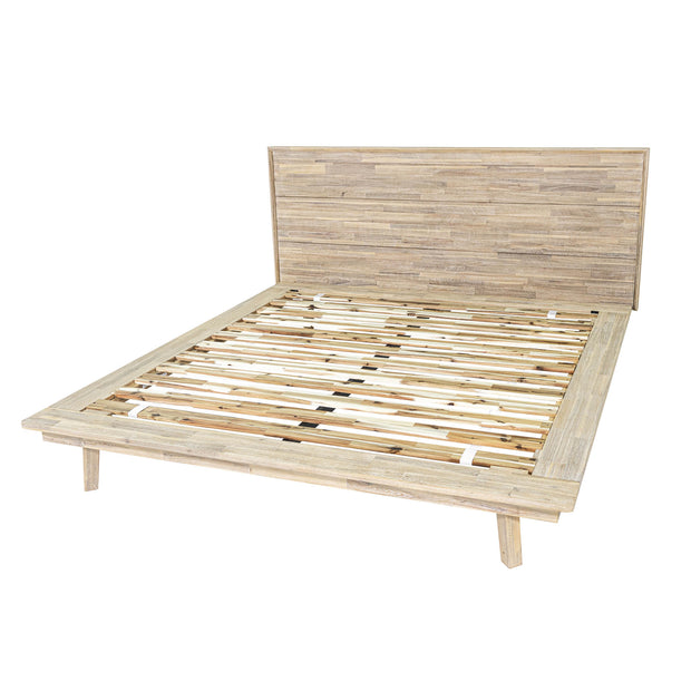 Gia King Bed - Light Driftwood