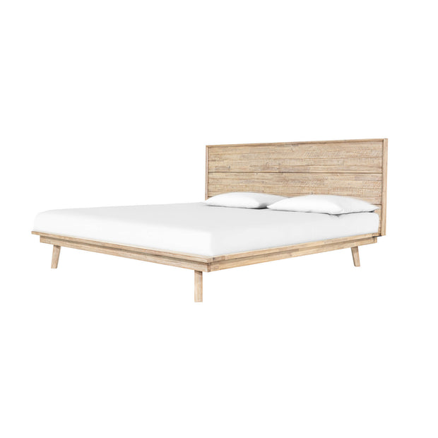 Gia King Bed - Light Driftwood