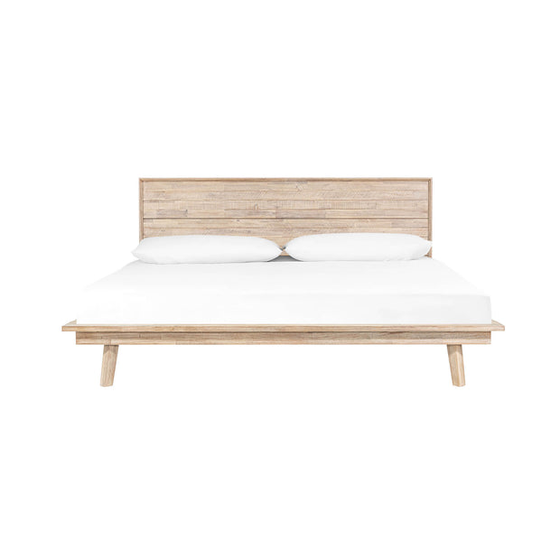 Gia King Bed - Light Driftwood