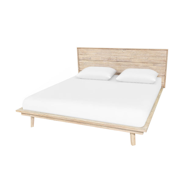 Gia King Bed - Light Driftwood