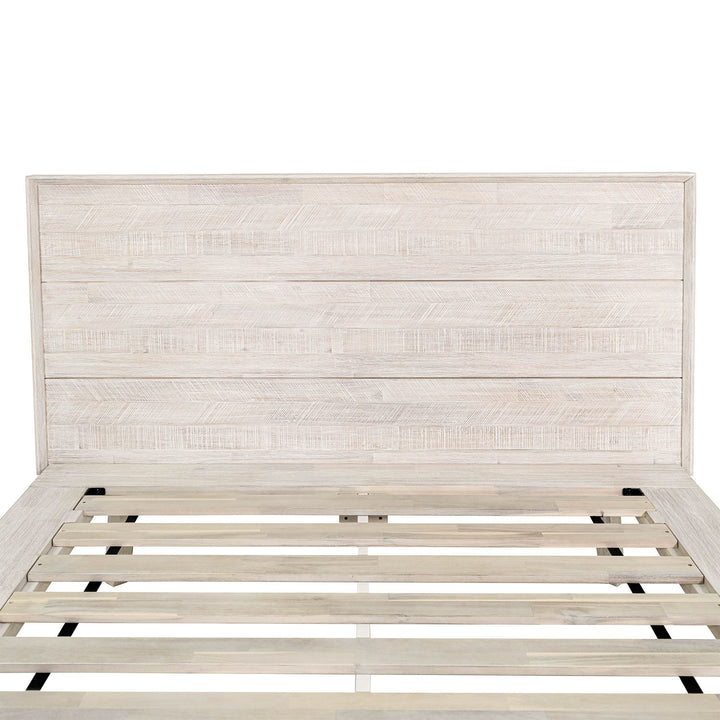Gia Queen Bed - Whitewash