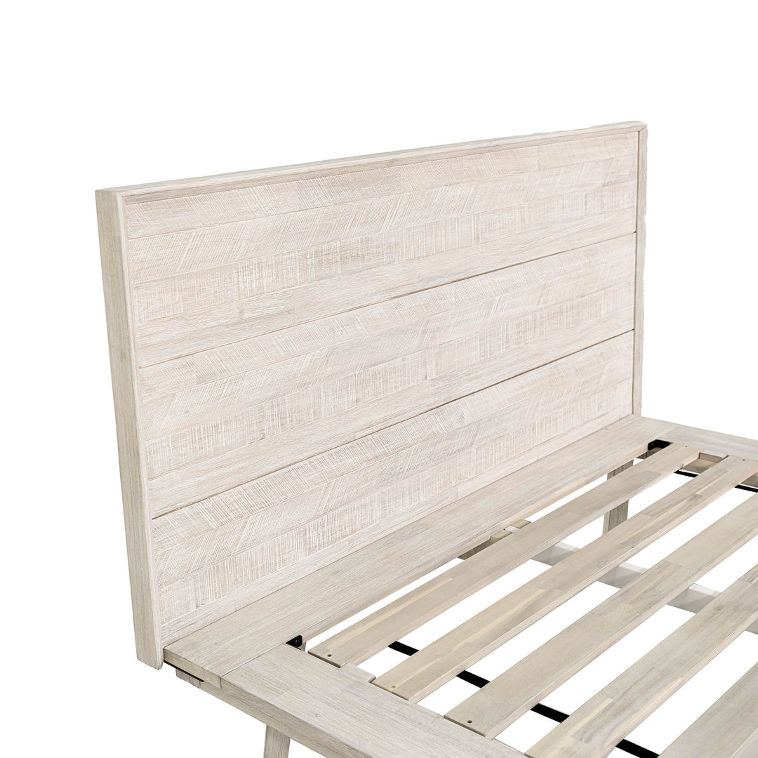 Gia Queen Bed - Whitewash