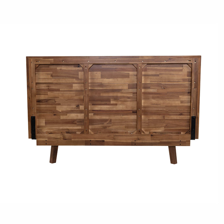 Gia Queen Bed - Warm Pecan
